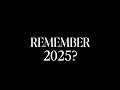 Rememeber 2025 Newyear2026 