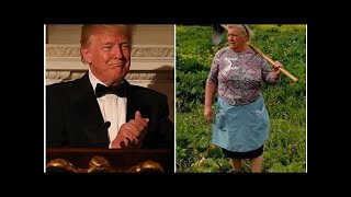 The female potato farmer from Spain who looks EXACTLY like Donald Trump