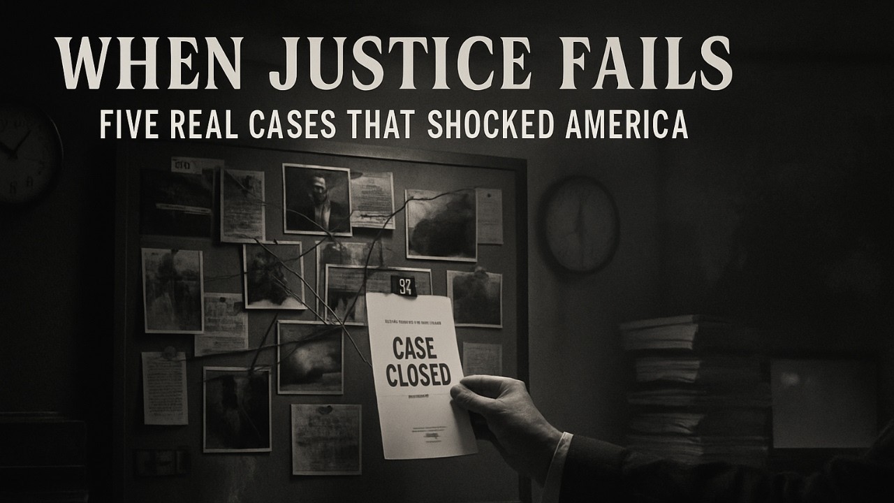 When Justice Fails | 5 Real Cases That Exposed America’s Broken System