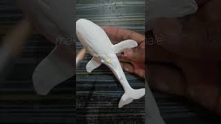 Making a blue whale 🐳✨ part 3 # cardboard #craft