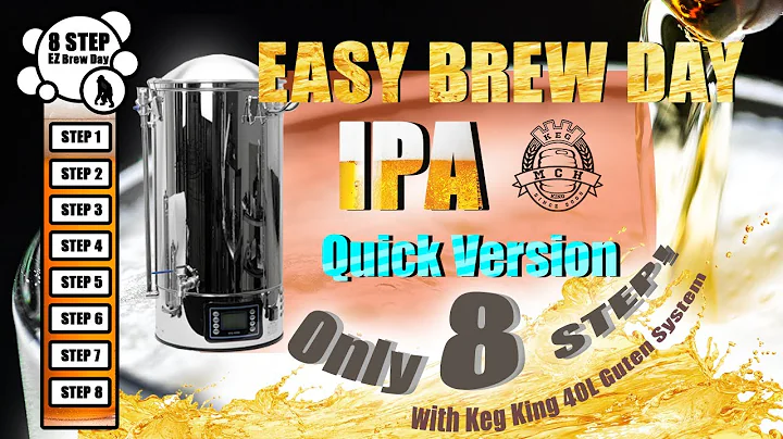 Keg King Guten Brewery System Easy Brew Day - No Sweat IPA