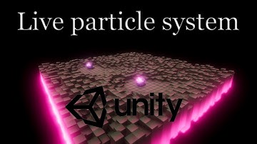 Unity3d smart live particle system