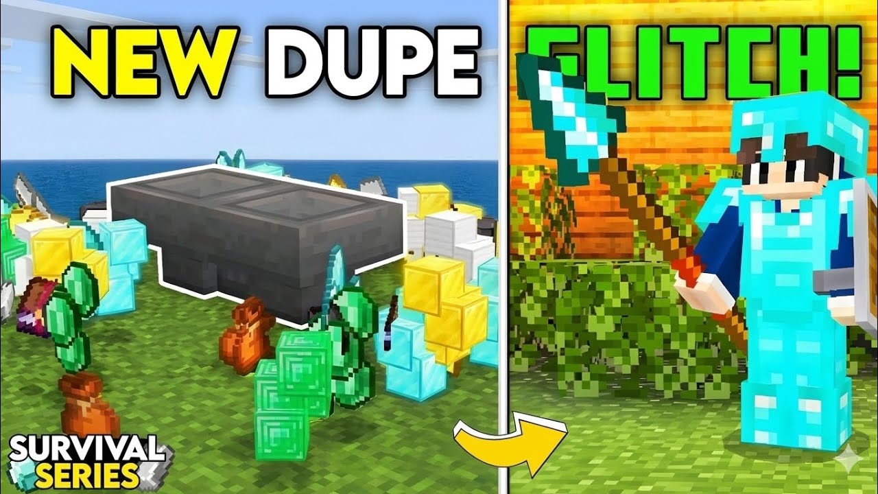 Minecraft New Duplicate Glitch 😱 | Survival Episode 5 | No Mods