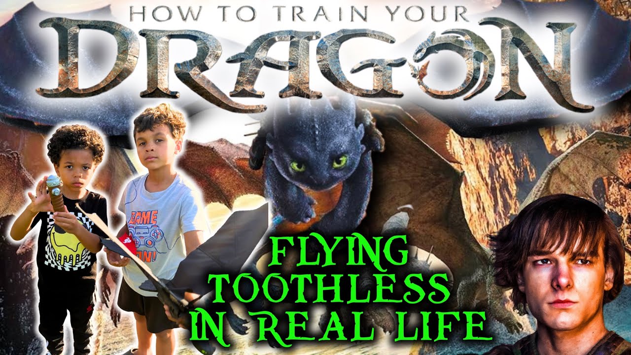 REAL LIFE HOW TO TRAIN YOUR DRAGON - RC TOOTHLESS REALLY FLIES!😱 