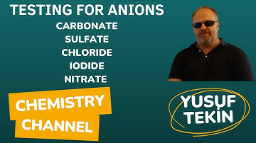 Testing for anions