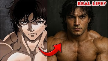 BAKI: TOP 10 STRONGEST CHARACTERS IN REAL LIFE | AI LIVE ACTION