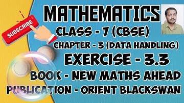 Class-7|Math(Exercise - 3.3)|CBSE|ORIENT BLACKSWAN - NEW MATHS AHEAD|
