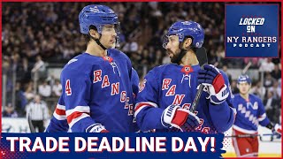 LIVE Rangers Trade Deadline! Trocheck and Schneider stay put dealt?!? Othmann traded to the Flames!!