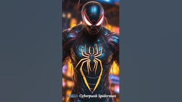Cyberpunk Spiderman (AI generated)