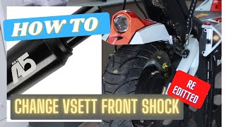 WHY changing the front shock on a VSETT 10+ makes sense! how and review of a evaform A5rr1