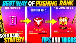 How to Push Rank In Solo || Solo Rank Push Tips And Tricks || Every Solo Match Booyah Trick