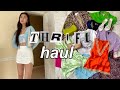 a huge FALL THRIFT HAUL (try on)