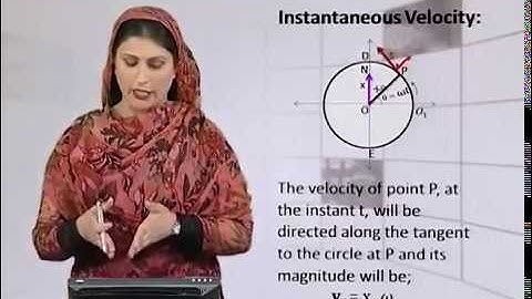 Physics - Fsc Part 1 Chapter 7 Instantaneous Velocity in case of SHM- Physics