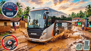 💥Indian Haryana Fast Bus Driving on Single Road |😱 Crazy Bus Driving | Euro Truck Simulator 2 | Ets2 screenshot 2