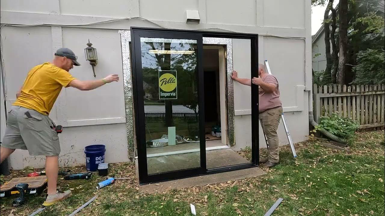 Pella Door Install - YouTube