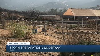 Storm preparations underway in San Diego County