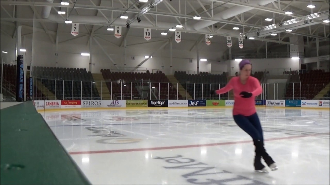 Adult Figure Skating NISA (UK) Level 2 Field Moves and Warm up YouTube