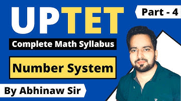 UPTET Math Classes | Number System Part 4 | RG Smart Class | Abhinaw Sir |