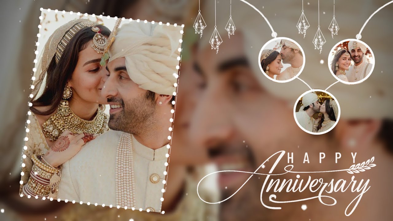 Wedding anniversary video editing anniversary song status how to