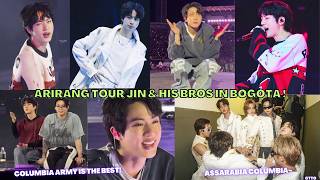 [JIN & HIS BROS] HAPPY JIN with Members & ARMY- ARIRANG Highlights in Bogota #진 #jinkook #jin
