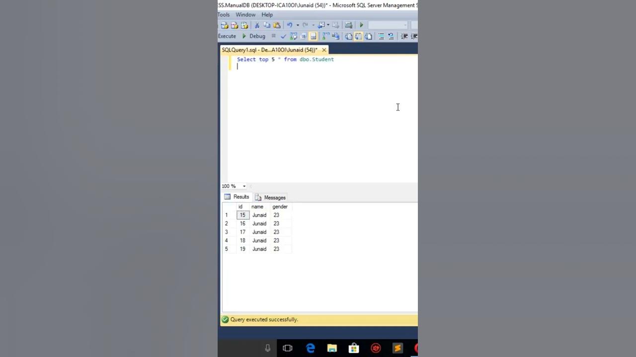 09 SQL Server - Top and Limit Clause in SQL Server to get limited Records