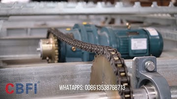 Flake ice ice raking system from CBFI