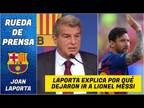 Laporta EXPLICÓ la salida de Lionel Messi. ¿Por qué el Barcelona dejó ir a La Pulga? | La Liga