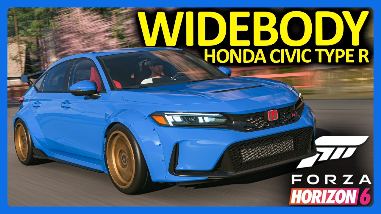 Forza Horizon 6 : New Widebody Honda Civic Type R Customization!! (FH6 ...