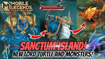 NEW SANCTUM ISLAND NEW LORD AND TURTLE | NEW ML MAP | SANCTUM ISLAND | MOBILE LEGENDS BANG:BANG