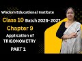 Chapter 9 Applications Of Trignometry Introducation Part 13