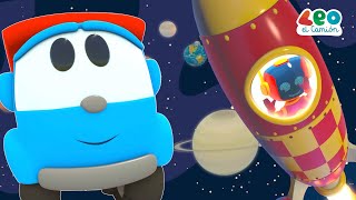 Canta Con Leo El Camión Los Planetas - Leo The Truck Español - El Viaje Espacial Con Los Robots