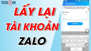 Cách lấy lại tài khoản Zalo nhanh nhất khi bị khóa