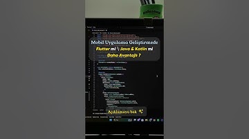 Mobil Uygulama Geliştirmede Java&Kotlin Vs Flutter /Hangisi Daha Faydalı?  #yazılımgeliştirme