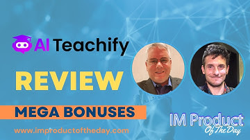 AI Teachify Review + Award-Winning Bonuses To Make It Work FASTER (Worth $997)!