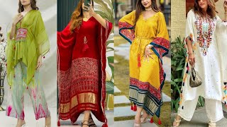 Kaftan Kurti Designs 2025 Latest Kaftan Kurta New Style Kaftan Kurti Kaftan Dress