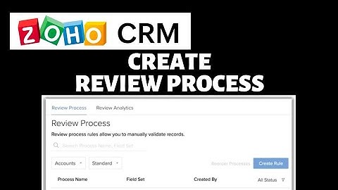 How To Create Review Process on Zoho CRM | Zoho CRM Tutorial
