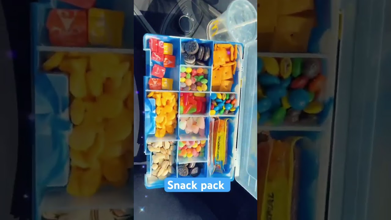 Don’t forget your snacks for the road. Headed to dance competition, Oklahoma.