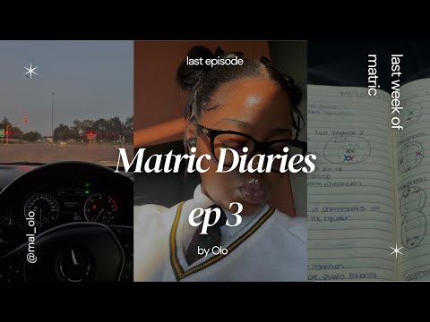 MATRIC DIARIES Ep 3 Last Week Of Matric Night Market Shopping Etc