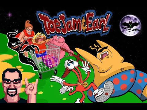 ToeJam & Earl прохождение Coop Шляпник [ Fixed World ] | Игра (SEGA Genesis, Mega Drive) Стрим RUS