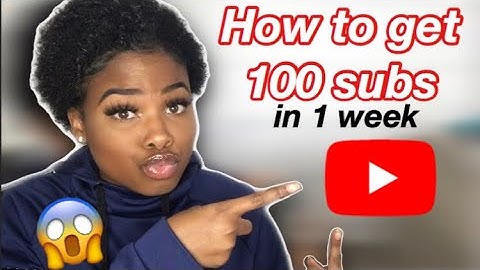 How to Get Your First 100 SUBSCRIBERS on Youtube FAST!!