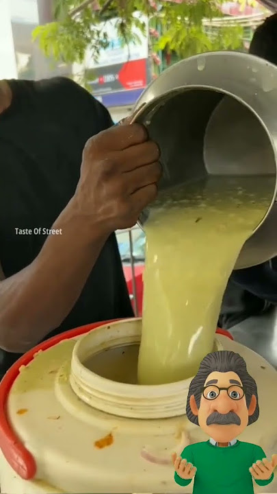 Makanan unik india || bubur otot🤤