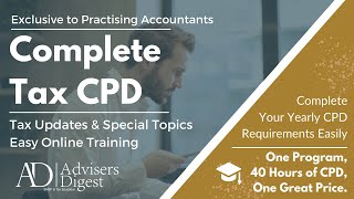 [Accountants] Getting Your 40+ Hours of CPD Sorted in ONE Place…
