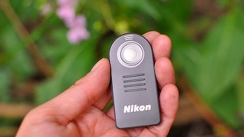 NIkon DSLR Universal Remote - Works with Nikon D5100,D5200, D5500, D7100 etc etc