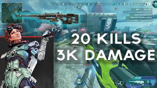 SOLO SQUADS | 20 KILLS! 3K DAMAGE!