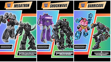 Comparison: G1 Decepticons vs Bayverse Movie (1-5) #transformers #transformersmovie #g1 #decepticons