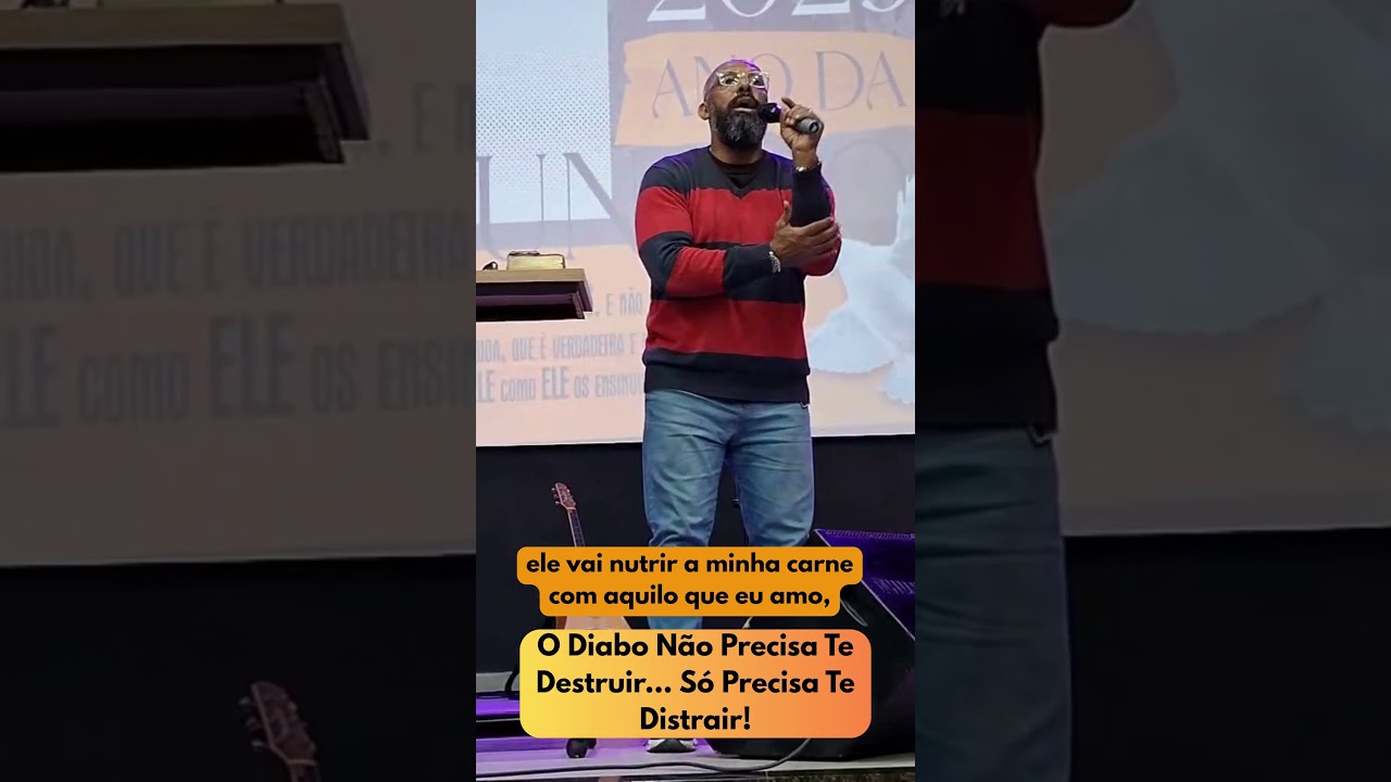 O Diabo Não Precisa Te Destruir… Só Precisa Te Distrair! | IBP MARAPICU | PR GILSON NEI #reflexão