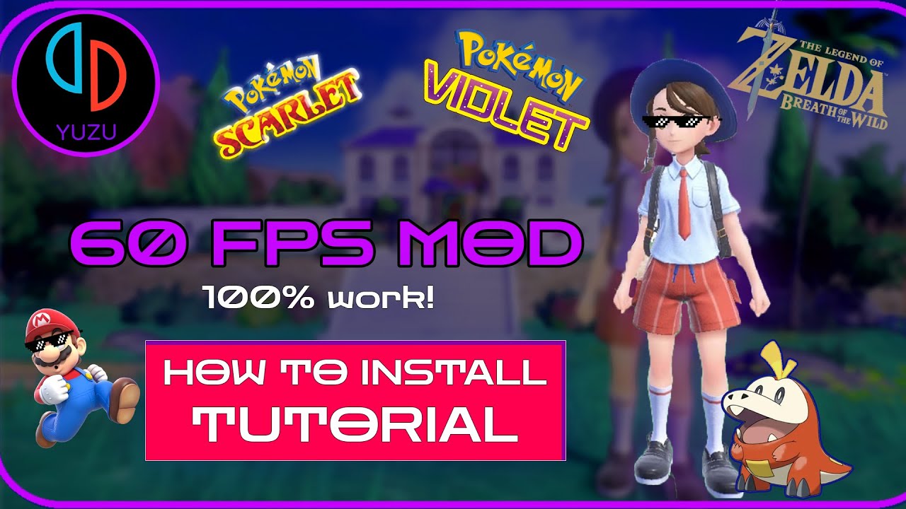 60FPS MOD GUIDE! HOW TO PLAY POKEMON BRILLIANT DIAMOND AND SHINING PEARL IN  60FPS ON YUZU EMULATOR! 