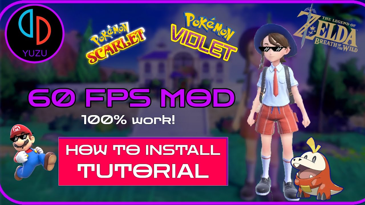 PC modders are running Pokemon Scarlet & Violet at 60fps - Video