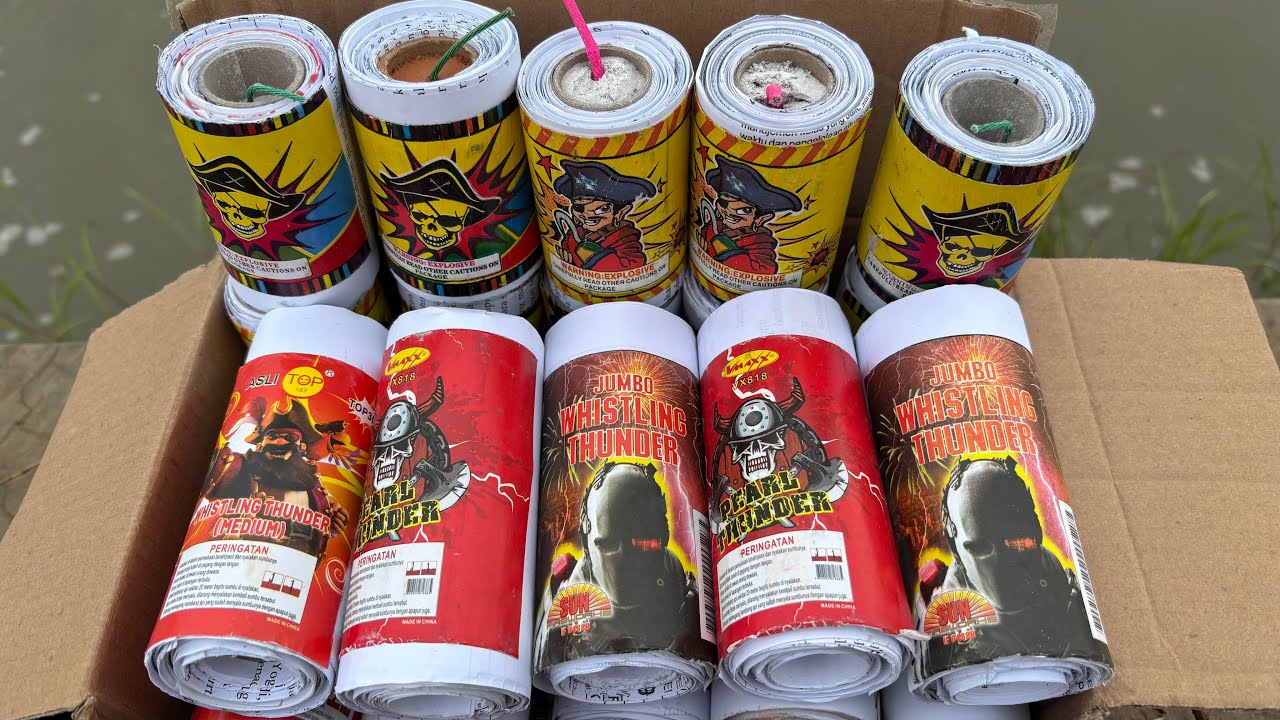 NGBUBURIT NYUMET MERCON BUNTELAN KERTAS JUMBO PEARL THUNDER - HALILINTAR - WHISTING JUMBO