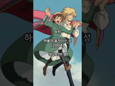 일본 애니메이션 국내 개봉영화 top9